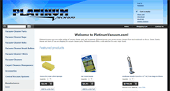Desktop Screenshot of platinumvacuum.com
